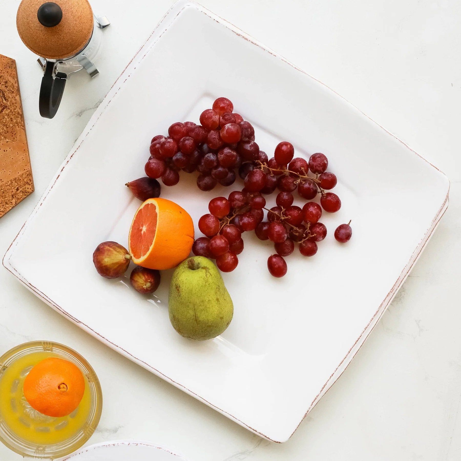 Vietri Lastra Melamine Square Platter