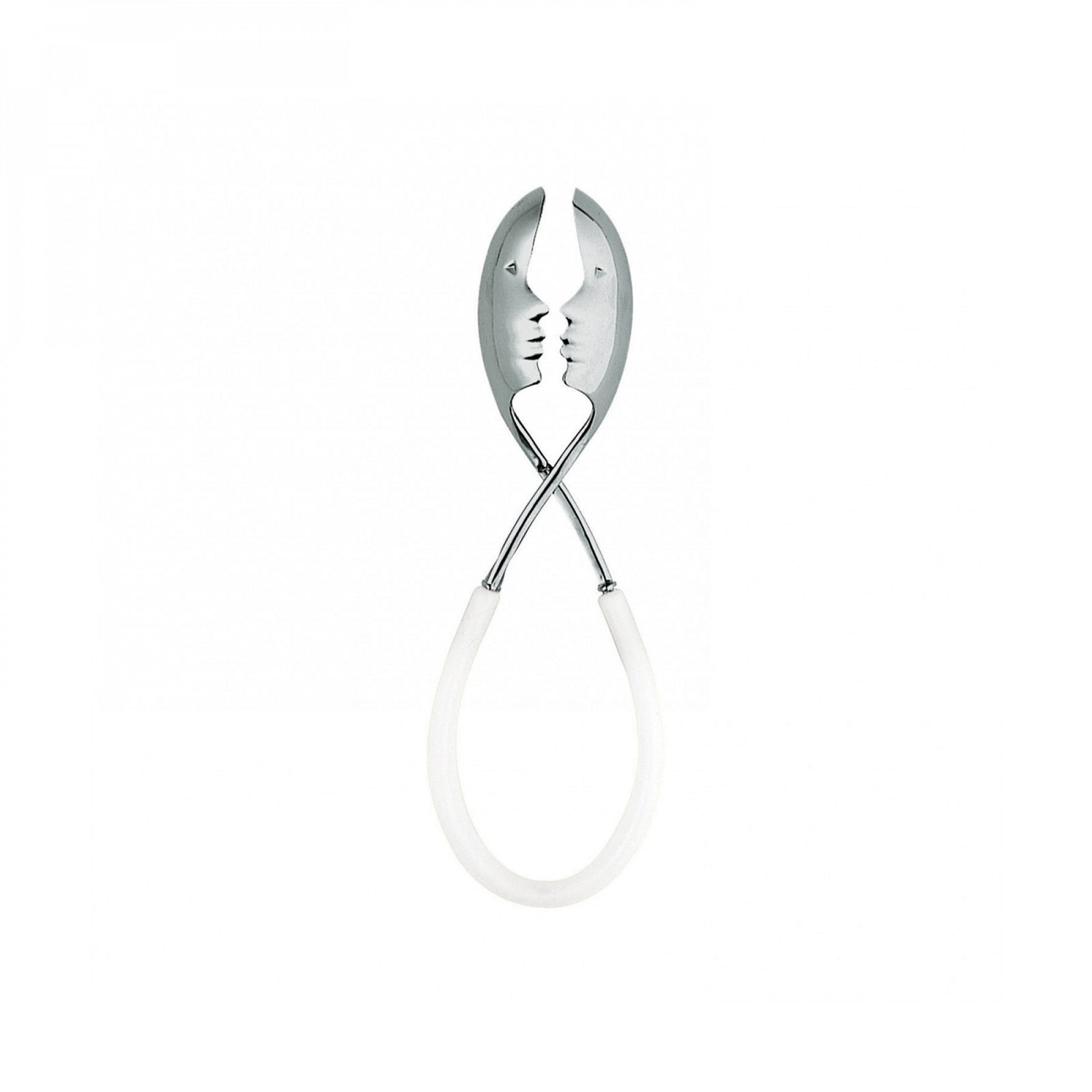 An image of Casa Bugatti Molla Kiss Colored Salad Tongs