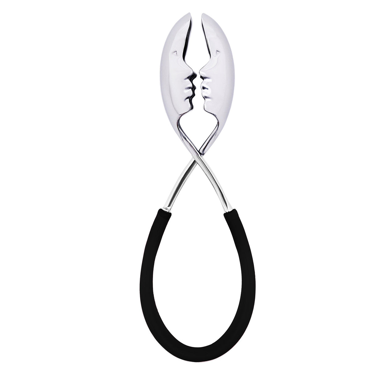 An image of Casa Bugatti Molla Kiss Colored Salad Tongs