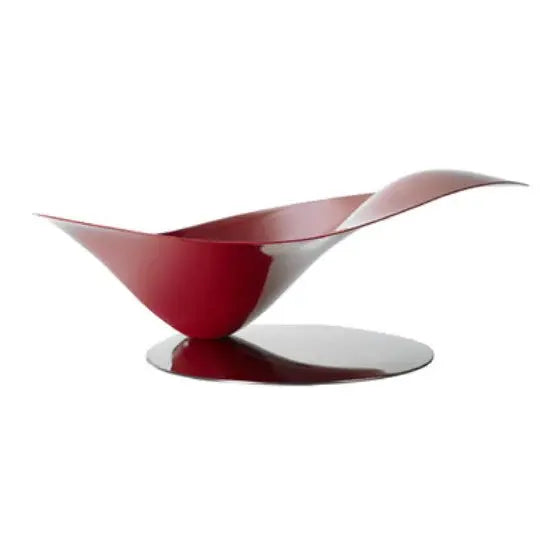 Casa Bugatti Petalo Fruit Bowl in Red