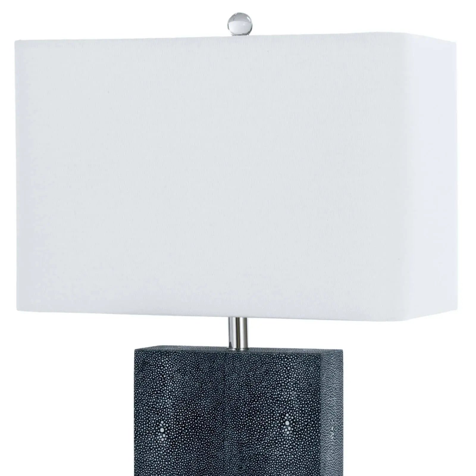 An image of Regina Andrew Marcel Charcoal Shagreen Table Lamp