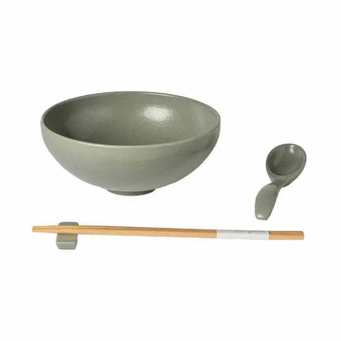 Casafina Pacifica Ramen Bowl Set in Artichoke