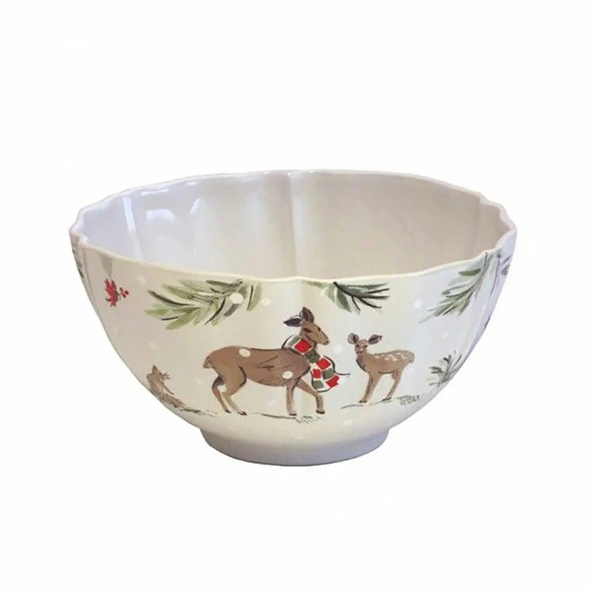 Casafina Deer Friends Soup and Cereal Bowl 