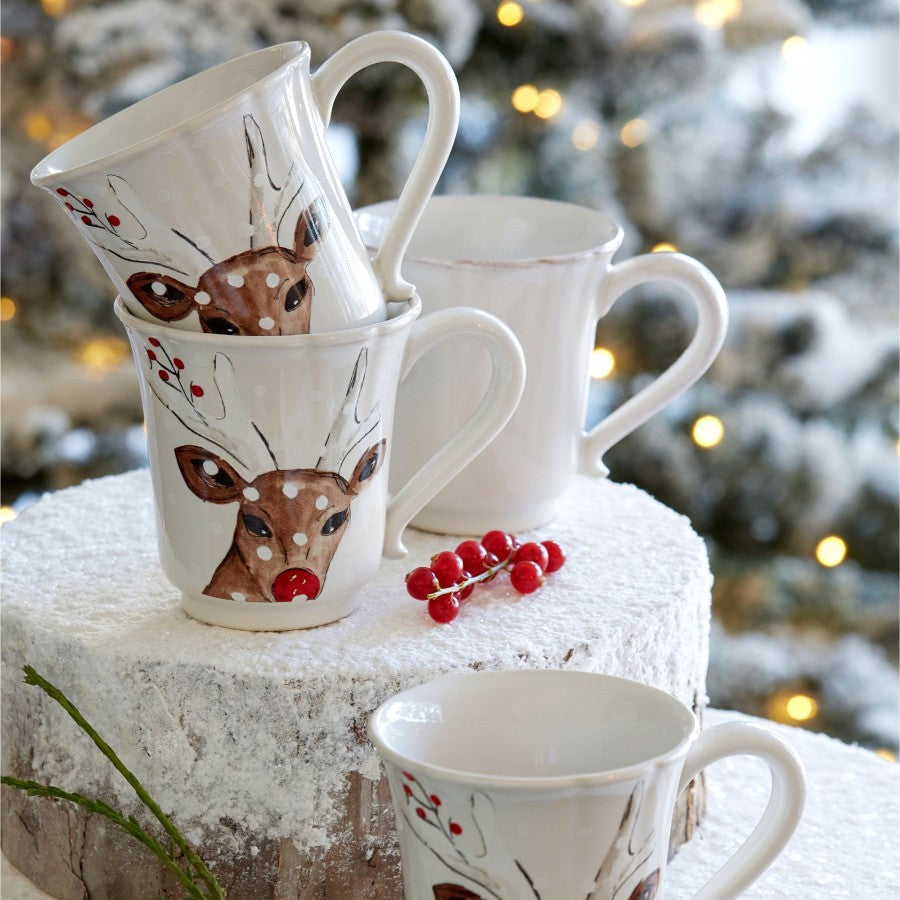 An image of Casafina Jumbo Mug Deer Friends