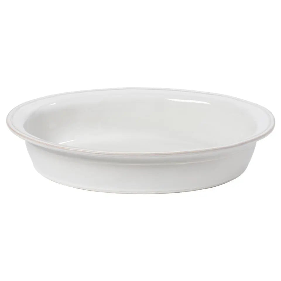 Casafina Fontana 16 inch Oval Baker in White