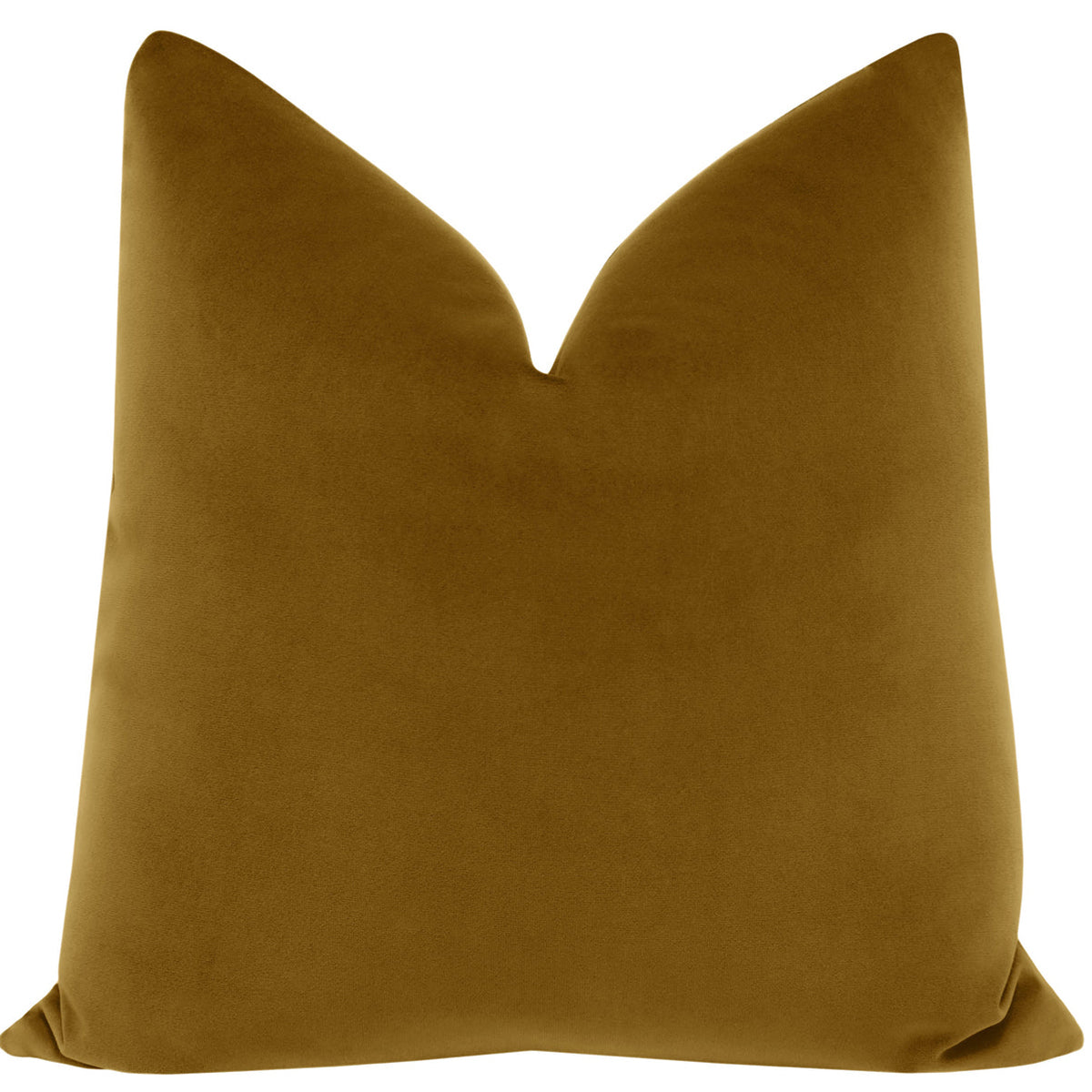 Gracious Home Signature Velvet Marrakesh Gold Decorative Pillow 22x22