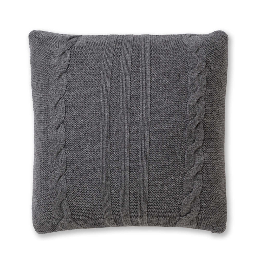 An image of Alicia Adams Jackson Pillow, Dark Grey