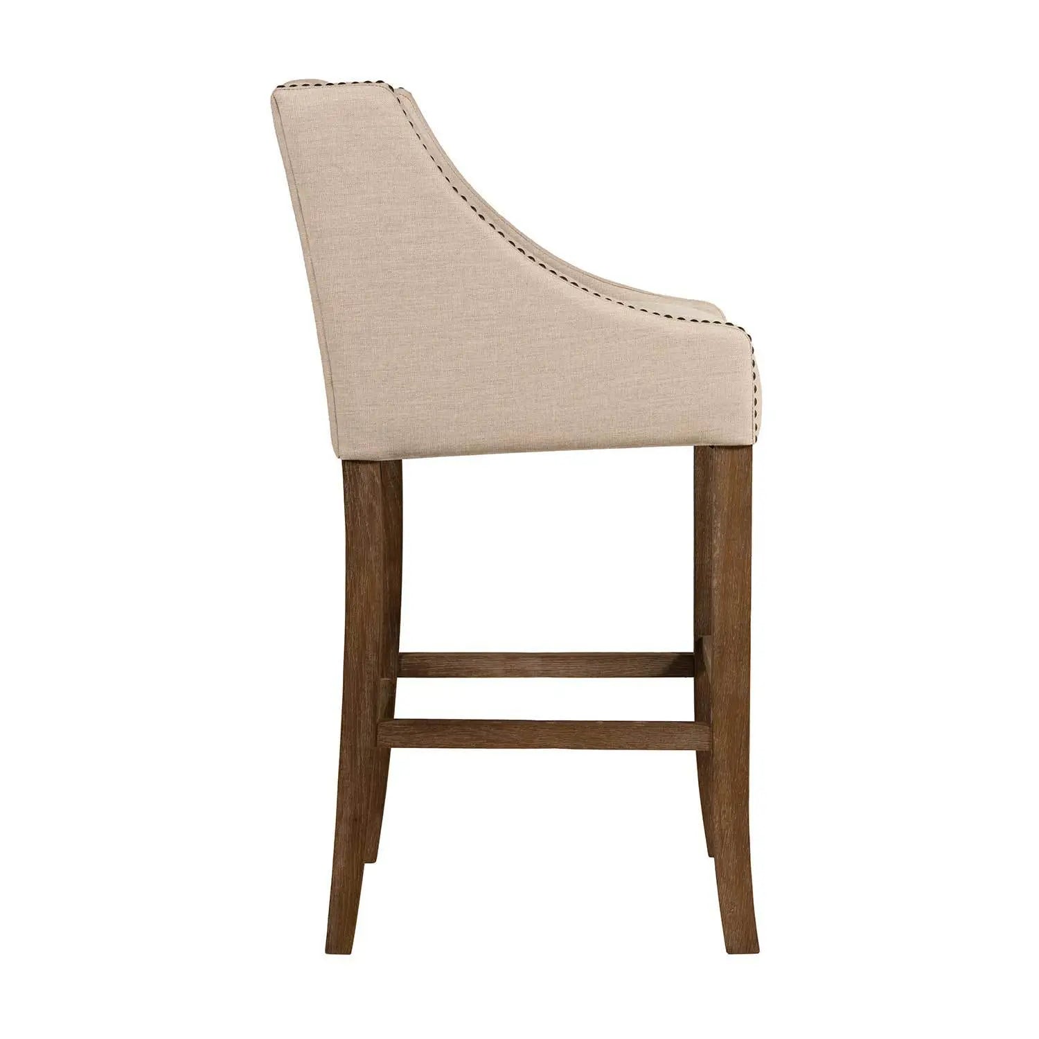 Side view of Gabby Winston Counter Height Stool