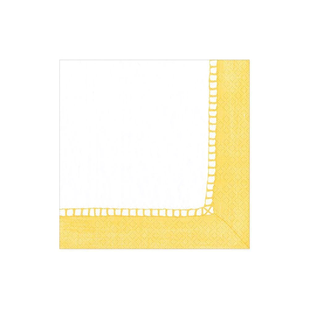 Caspari Linen Border Cocktail Napkins