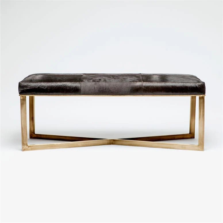 An image of Made Goods Roger Brass Bench