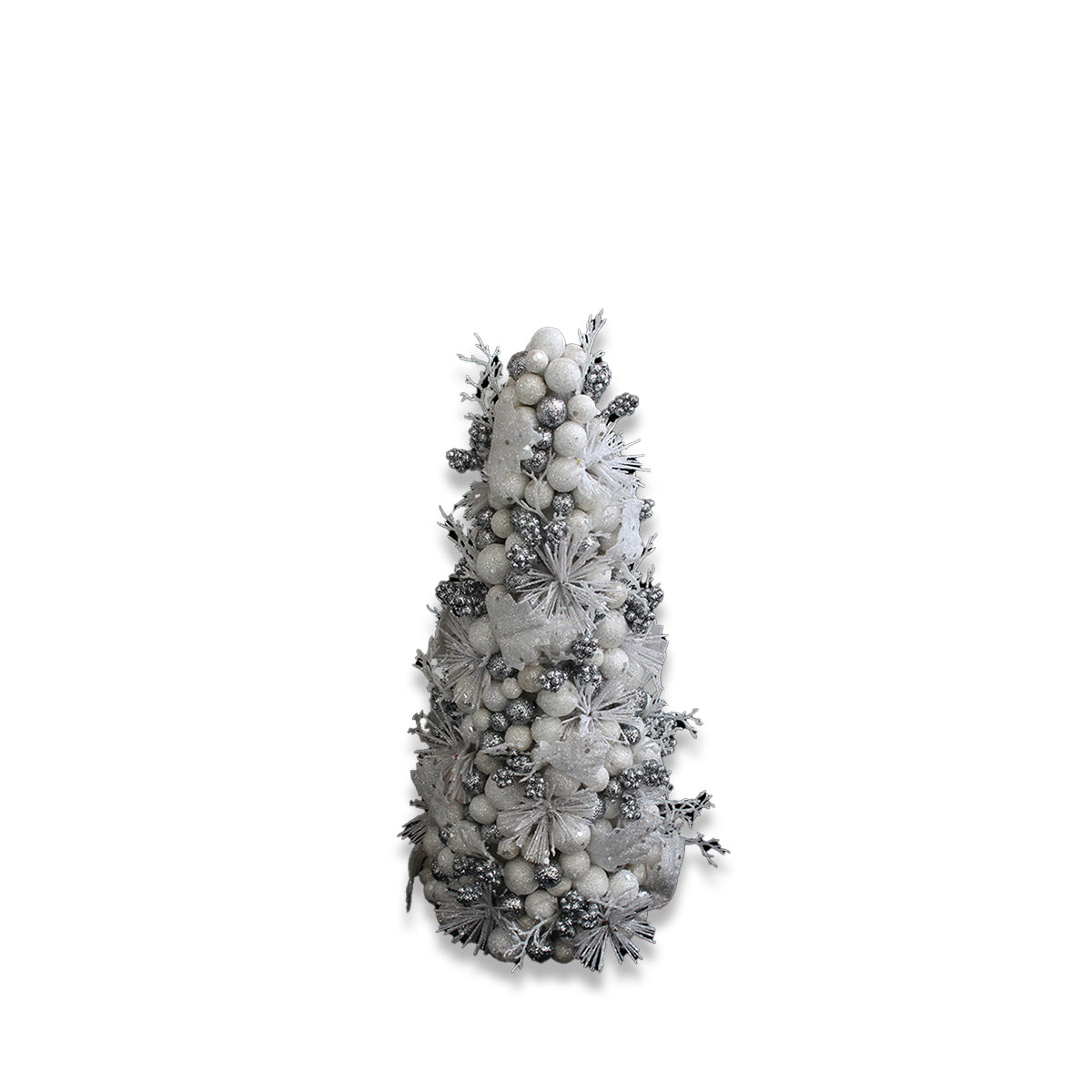 Salzburg Silver and White Fireworks Tree