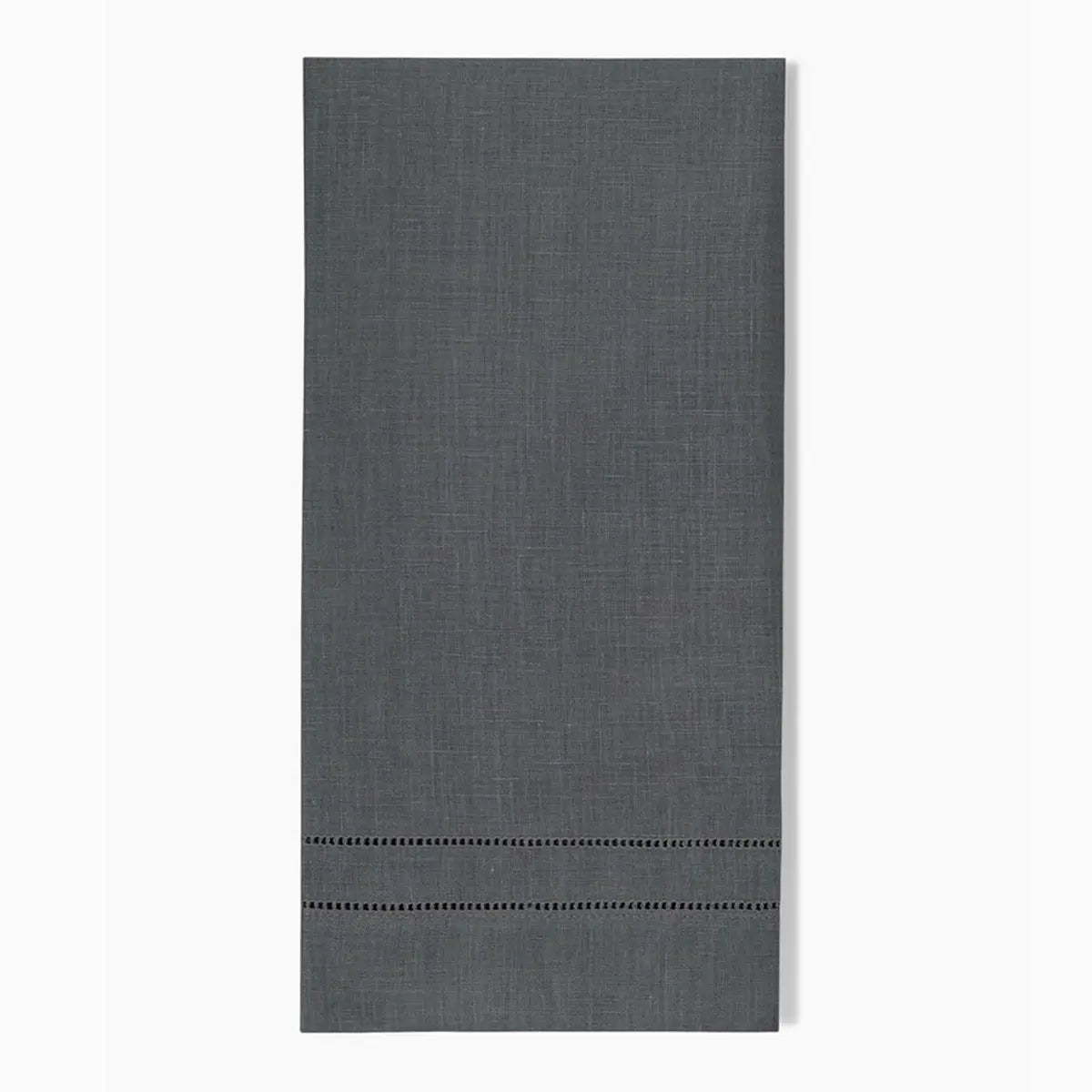 Henry Handwork Heirloom Estate Hand Towel - Charcoal