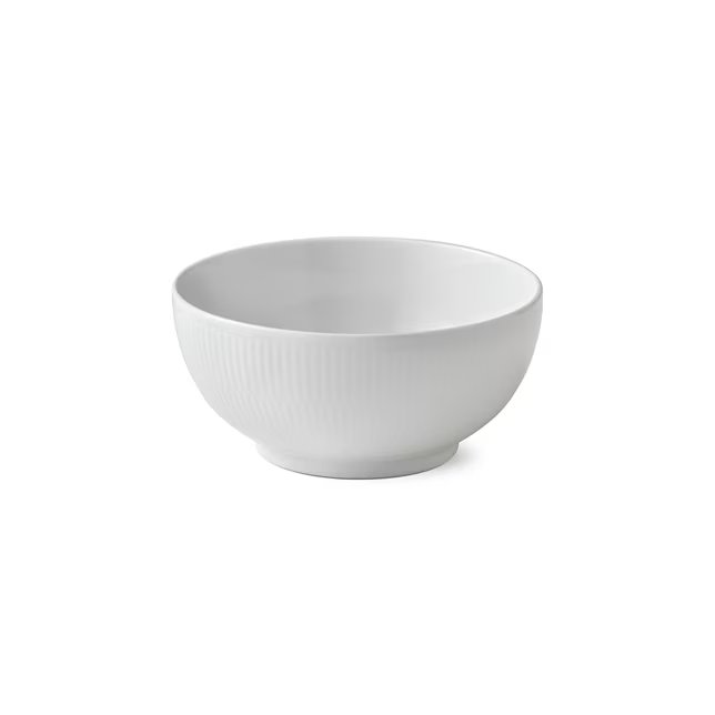 An image of Royal Copenhagen White Fluted Bowl