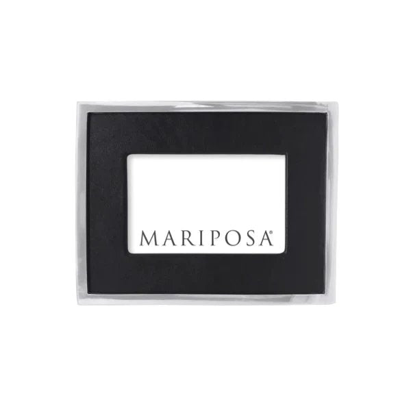 Mariposa Leather with Metal Border Frame