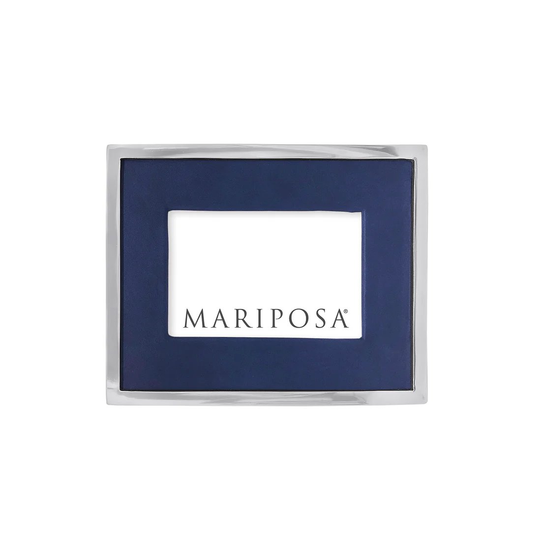 Mariposa Leather with Metal Border Frame