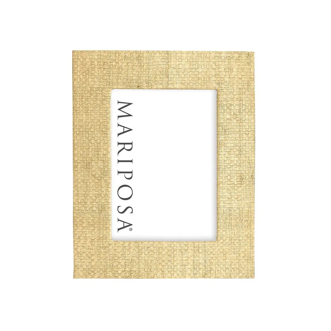 An image of Mariposa Faux Grasscloth Frame