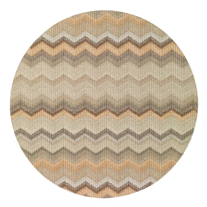 Bodrum Bargello Round Placemat - Set of 4
