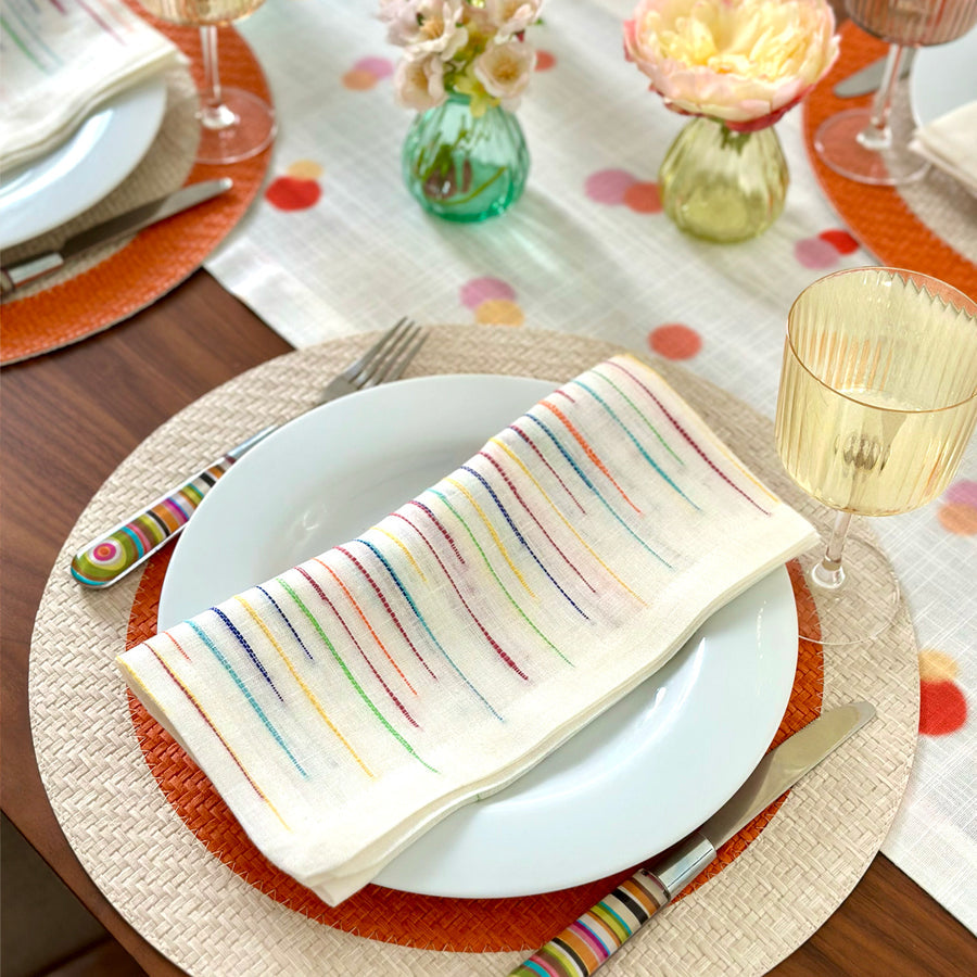 An image of Bodrum Fiesta Set of 4 Dinner Napkin