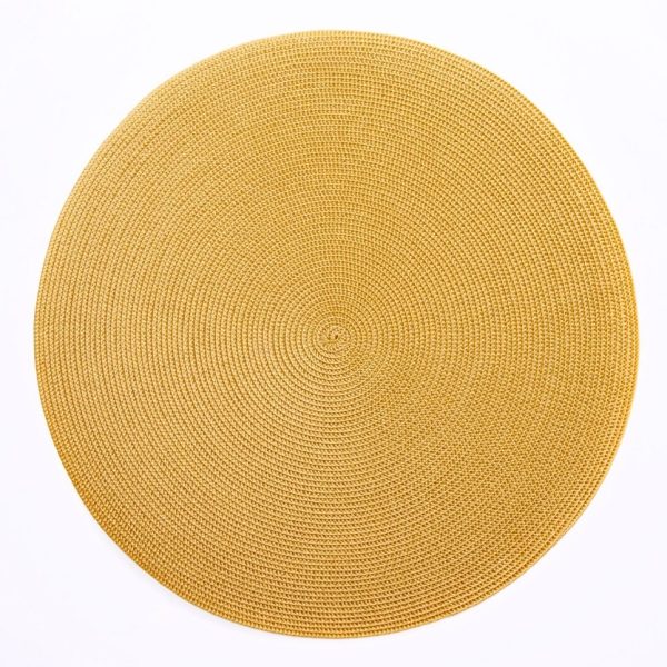 Deborah Rhodes Braided Round Placemats - Set of 4