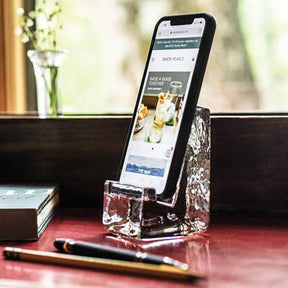 Simon Pearce Woodbury Phone Holder in Gift Box