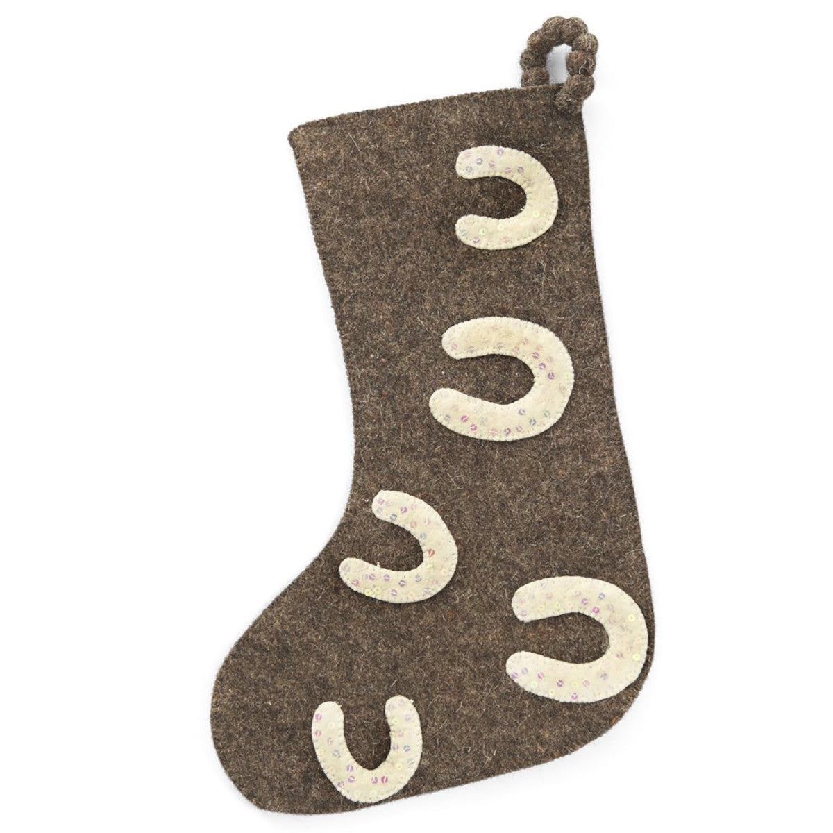 An image of Arcadia Home Home Horseshoe Stocking