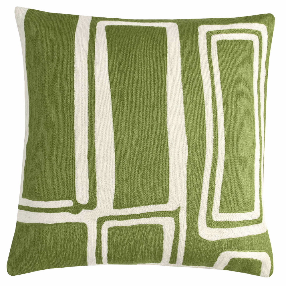 Judy Ross Textiles Procession Spring Square Pillow