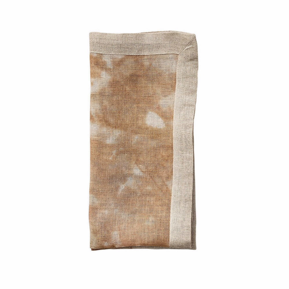 An image of Kim Seybert Ethereal Napkin Natural, Brown- 21in