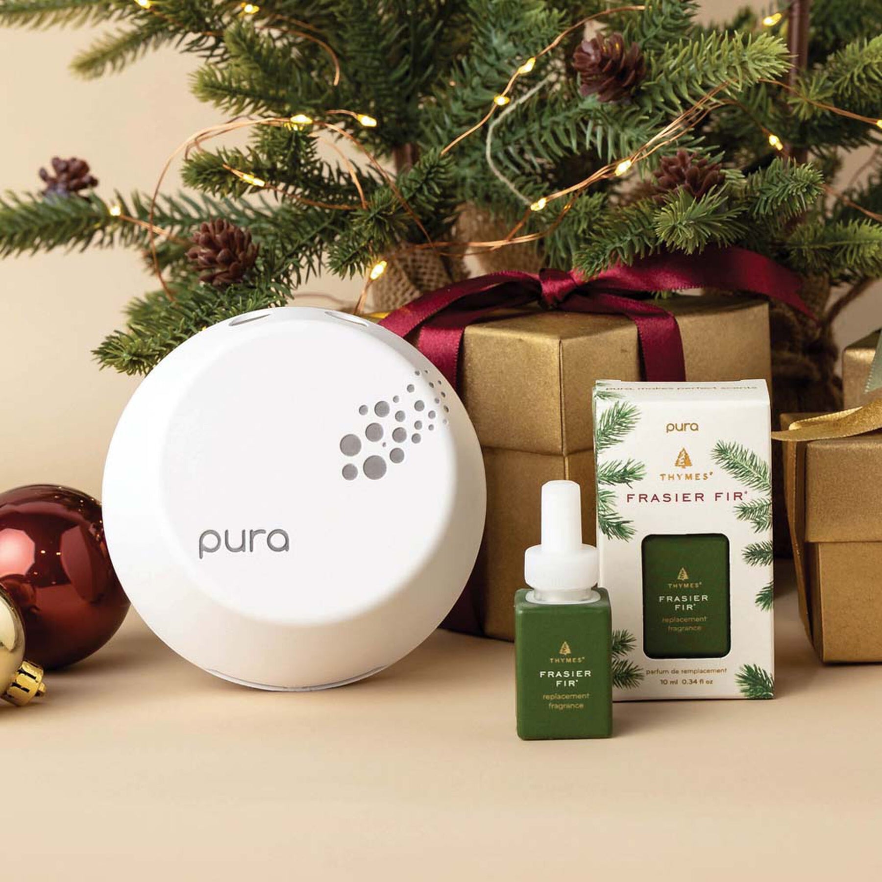 An image of Thymes Frasier Fir Pura Diffuser Kit