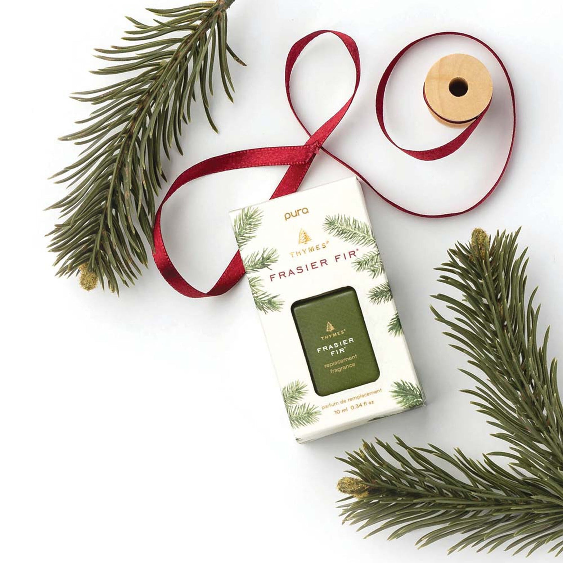 An image of Thymes Frasier Fir Pura Diffuser Refill