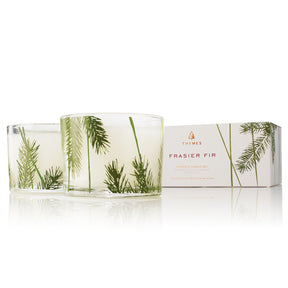 Thymes Frasier Fir Pine Needle Design Poured Candle Set