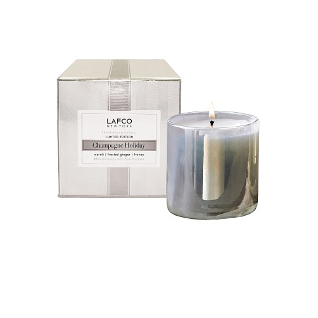 An image of LAFCO Champagne Holiday Candle 15.5 oz