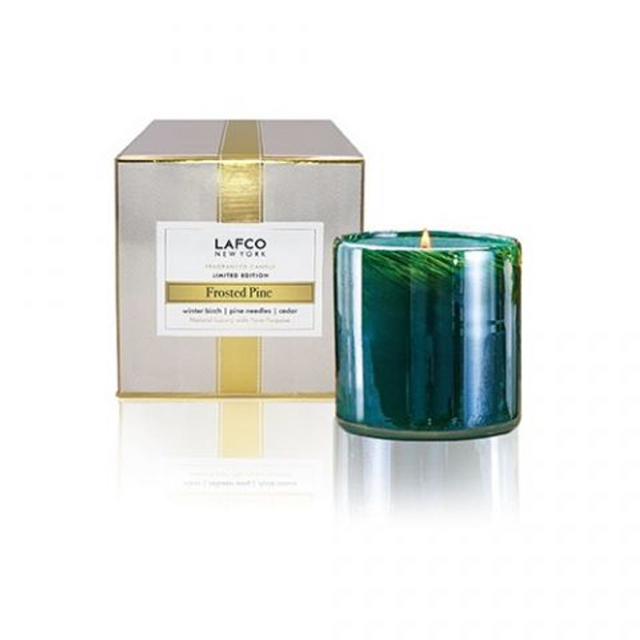 An image of LAFCO Frosted Pine Classic Candle  6.5 oz