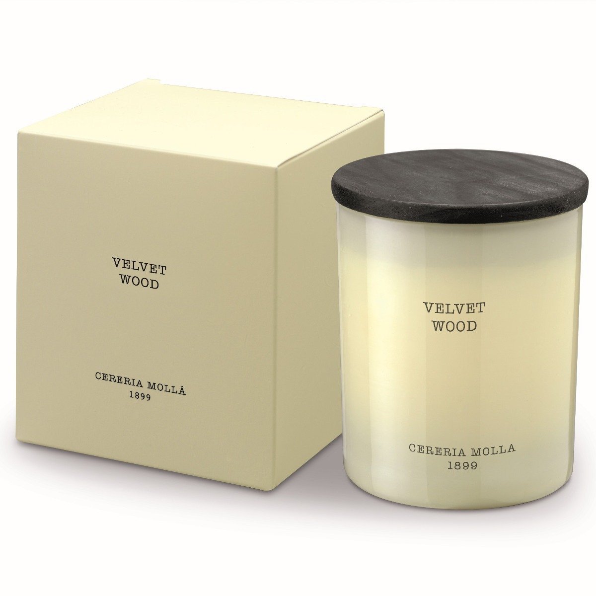 An image of Cereria Molla Velvet Wood Candle 8 oz