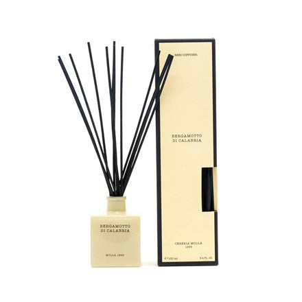 An image of Cereria Molla Bergamotto di Calabria Ivory Reed Diffuser 3.4 fl oz