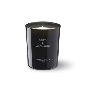Cereria Molla Bergamotto di calabria, Basil & Mandarin, Velvet Wood Votive Candle Gift Set