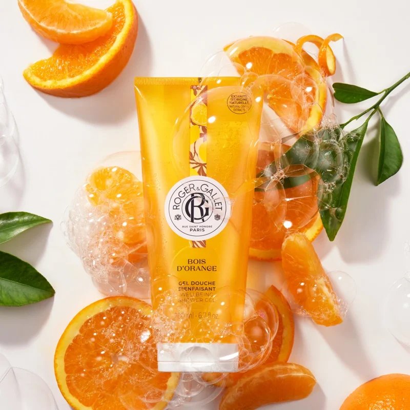 An image of Roger & Gallet Bois D'orange Bath & Shower Gel Tube 6.6 oz
