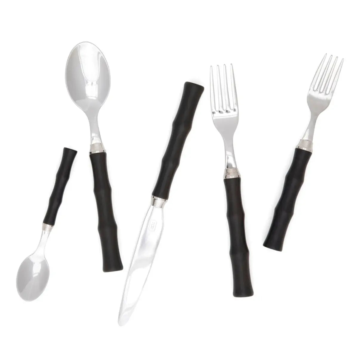 An image of Blue Pheasant Montecito 5-Piece Flatware Set