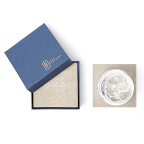 Blue Pheasant Henry Sand Square Coasters- Set of 4