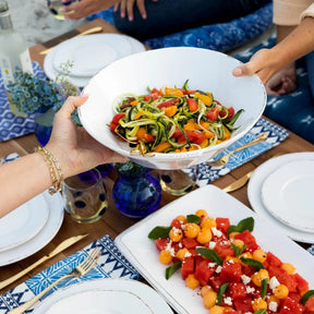 Vietri Lastra Melamine Shallow Bowl