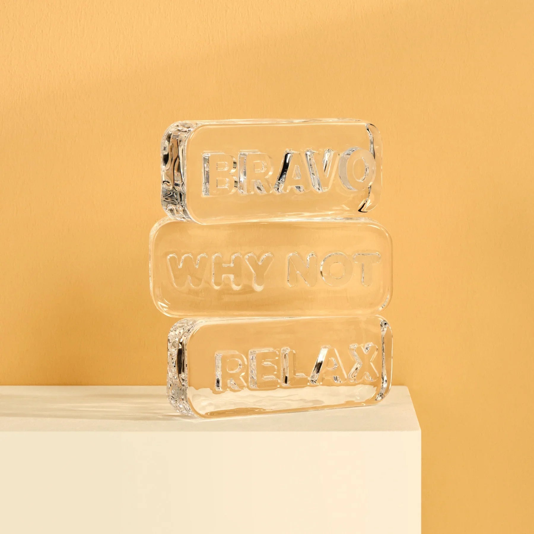 An image of Nude Paroles "Why Not" Paperweight