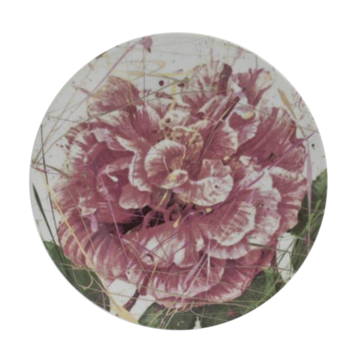 An image of Royal Limoges Debutante Camellia dessert plate