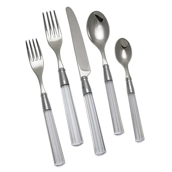 Capdeco Doric Clear 5 Piece Place Setting