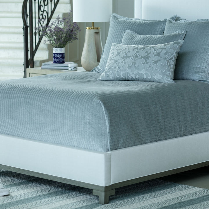 An image of Lili Alessandra Aria Quilted Coverlet - Queen