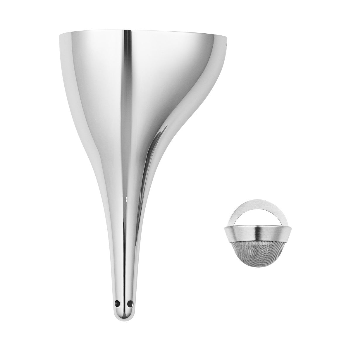 Georg Jensen Sky Wine Decanter Aerating Funnel with Filter