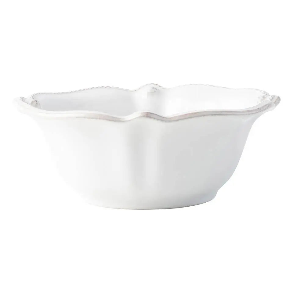 Juliska Berry and Thread Whitewash Cereal/Ice Cream Bowl