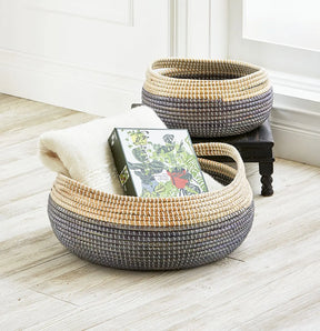 Tag Vail Seagrass Basket Set of 2 in a room