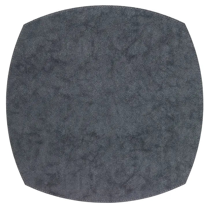 Bodrum Stingray Elliptic Placemat in Charcoal