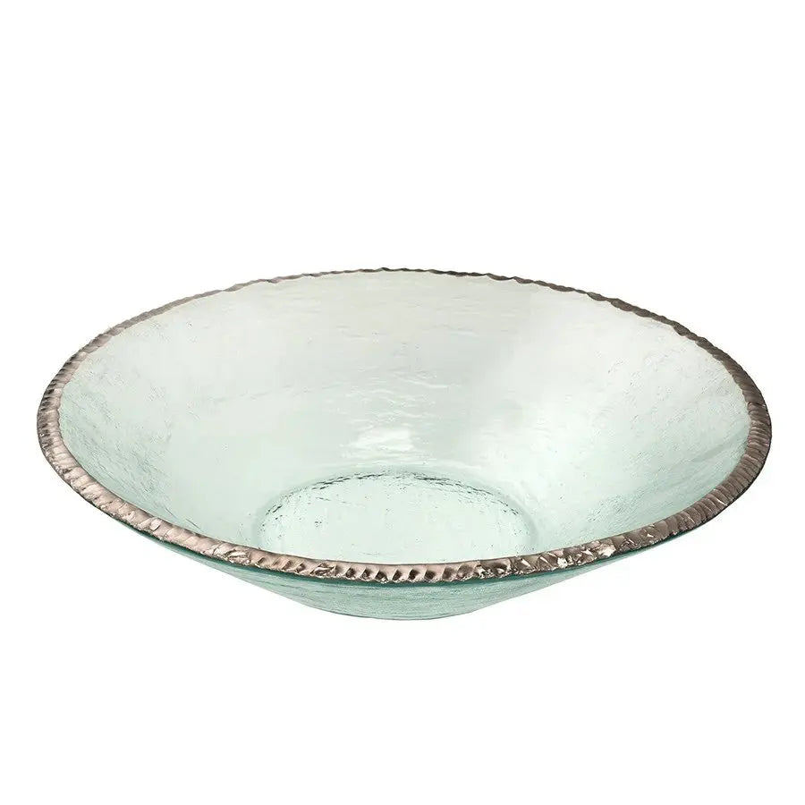 Annieglass Edgey Round Bowl in Gold