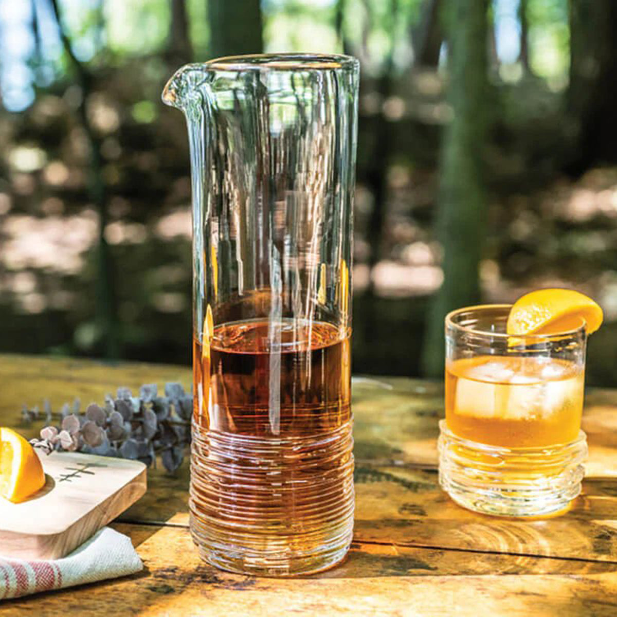 An image of Simon Pearce Echo Lake Cocktail Carafe