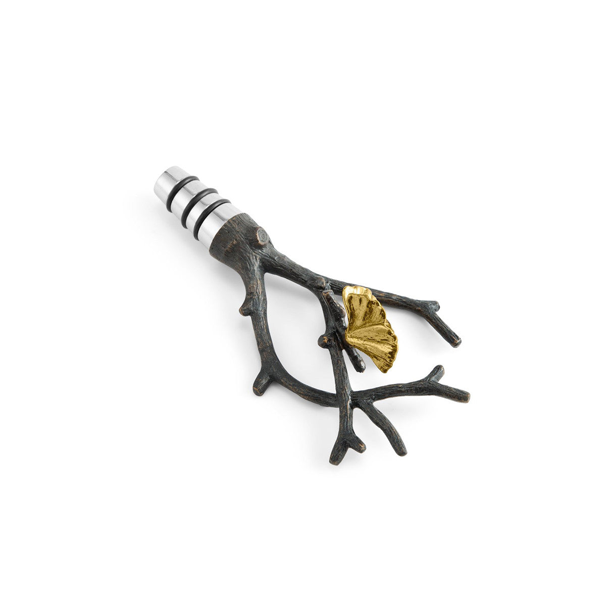 An image of Michael Aram Butterfly Ginkgo Wine Stopper